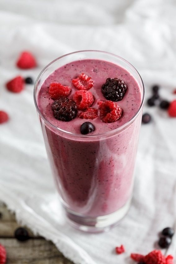 Batido de Frutos Rojos